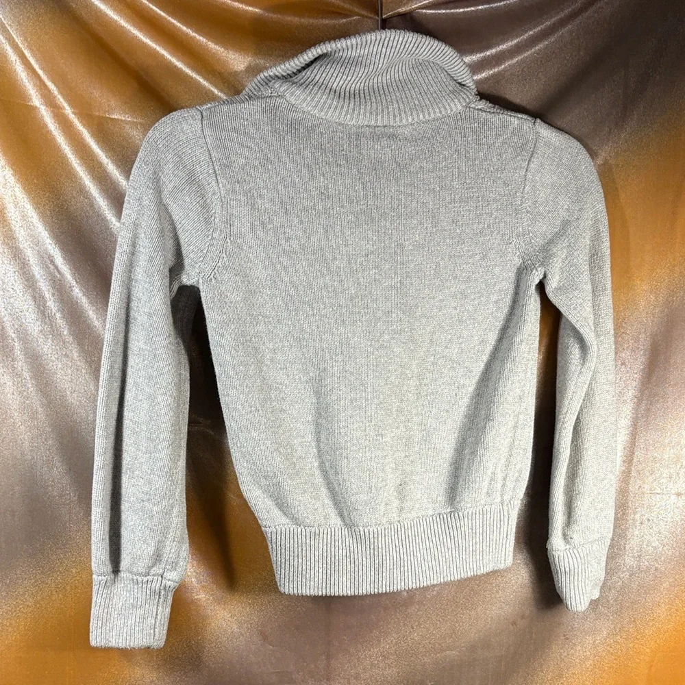 Gymboree boys 7-8‎ Gray Cable Knit zippered dressy Sweater. Box S